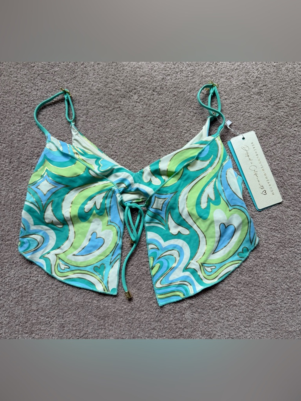 NEW - Beach Bunny - Keoni Crop Top - OCEAN